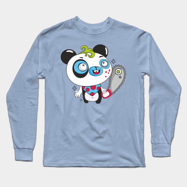 Mad Panda Long Sleeve T-Shirt by idiotstile